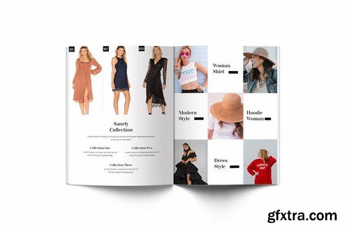 Fashion Lookbook A4 Brochure