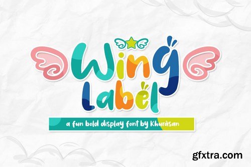 Wing Label Font