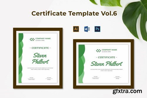 Certificate Template Vol.6