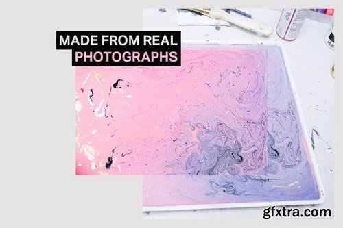 25 Real Marbled Paint Textures