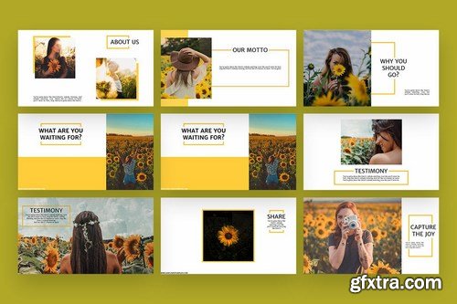 Sunflower - Multipurpose Powerpoint Google Slides and Keynote Templates