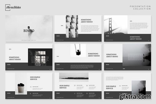 Binno - Creative Powerpoint Google Slides and Keynote Templates