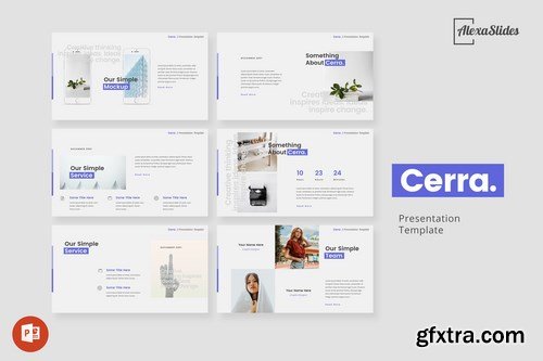 Cerra - Clean Powerpoint Google Slides and Keynote Templates