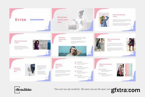 Kyten - Fashion Powerpoint Google Slides and Keynote Templates