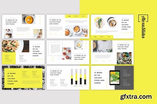 Fana - Food Powerpoint Google Slides and Keynote Templates