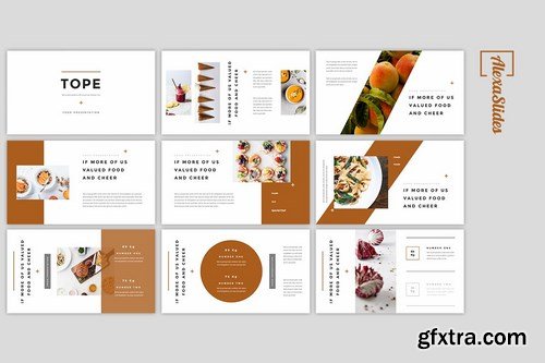 Tope - Food Powerpoint Google Slides and Keynote Templates