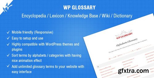 CodeCanyon - WP Glossary v2.3 - Encyclopedia / Lexicon / Knowledge Base / Wiki / Dictionary - 16101768