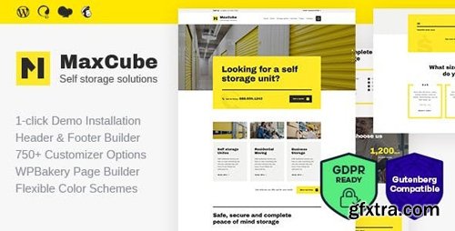 ThemeForest - MaxCube v1.1.1 - Moving & Self Storage Relocation Business WordPress Theme - 22121682