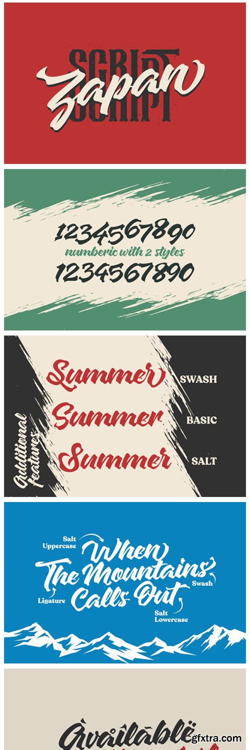 Zapan Script Font