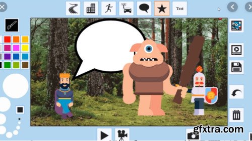 Teach to children to draw and animate with KIDS CARTOON MAKER