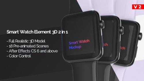 Udemy - Smart Watch 3D Model Mockup - App Promo