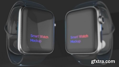 Videohive - Smart Watch 3D Model Mockup - App Promo V.2 - 23385934