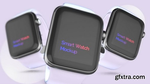 Videohive - Smart Watch 3D Model Mockup - App Promo V.2 - 23385934