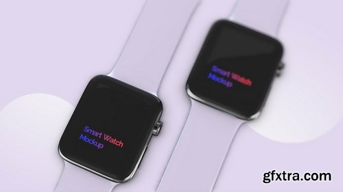 Videohive - Smart Watch 3D Model Mockup - App Promo V.2 - 23385934