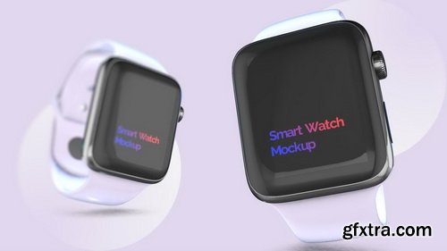 Videohive - Smart Watch 3D Model Mockup - App Promo V.2 - 23385934