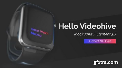 Videohive - Smart Watch 3D Model Mockup - App Promo V.2 - 23385934