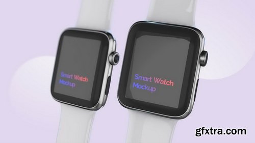 Videohive - Smart Watch 3D Model Mockup - App Promo V.2 - 23385934