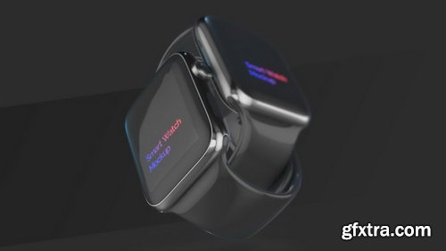 Videohive - Smart Watch 3D Model Mockup - App Promo V.2 - 23385934