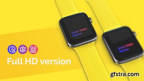 Videohive - Smart Watch 3D Model Mockup - App Promo V.2 - 23385934