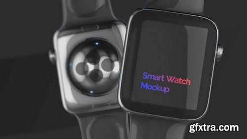 Videohive - Smart Watch 3D Model Mockup - App Promo V.2 - 23385934