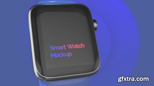 Videohive - Smart Watch 3D Model Mockup - App Promo V.2 - 23385934