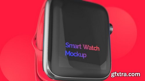 Videohive - Smart Watch 3D Model Mockup - App Promo V.2 - 23385934