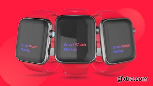 Videohive - Smart Watch 3D Model Mockup - App Promo V.2 - 23385934