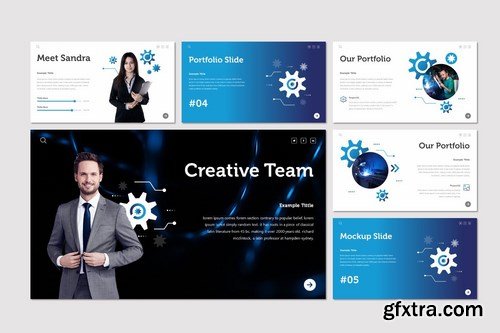 Techno - Powerpoint Google Slides and Keynote Templates