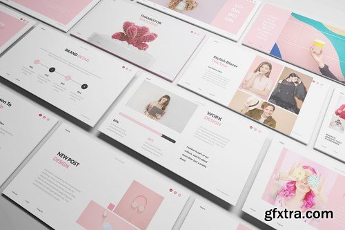 Tullsta Lookbook Powerpoint Google Slides and Keynote Templates