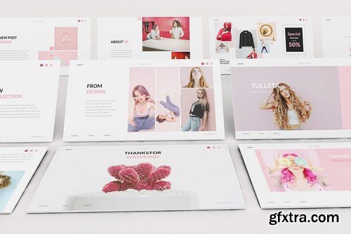 Tullsta Lookbook Powerpoint Google Slides and Keynote Templates