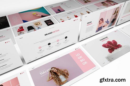 Tullsta Lookbook Powerpoint Google Slides and Keynote Templates