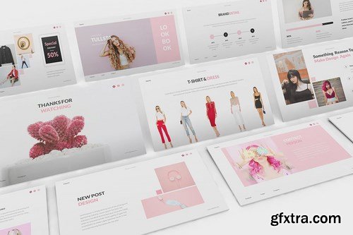 Tullsta Lookbook Powerpoint Google Slides and Keynote Templates