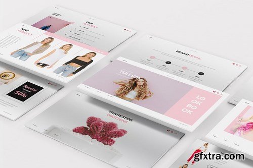 Tullsta Lookbook Powerpoint Google Slides and Keynote Templates