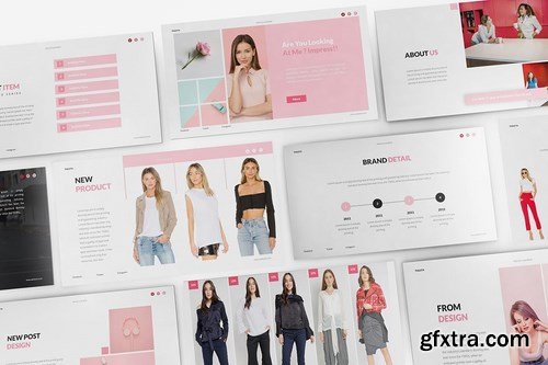 Tullsta Lookbook Powerpoint Google Slides and Keynote Templates