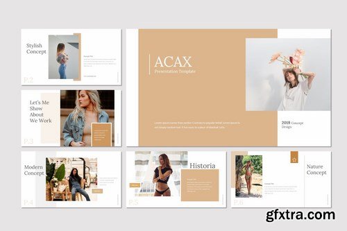 Acax - Powerpoint GoogleSlides Keynote Templates