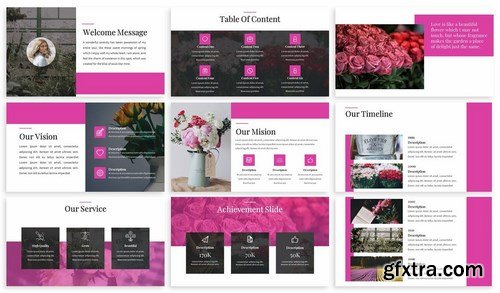 Hana - Florist Powerpoint Template