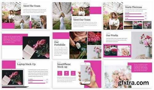 Hana - Florist Powerpoint Template