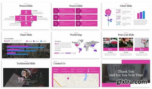 Hana - Florist Powerpoint Template