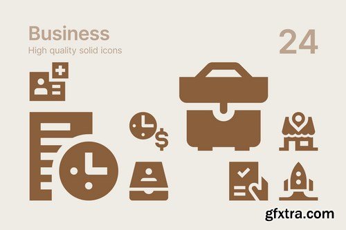 Construction Business and Communication Icons Pack