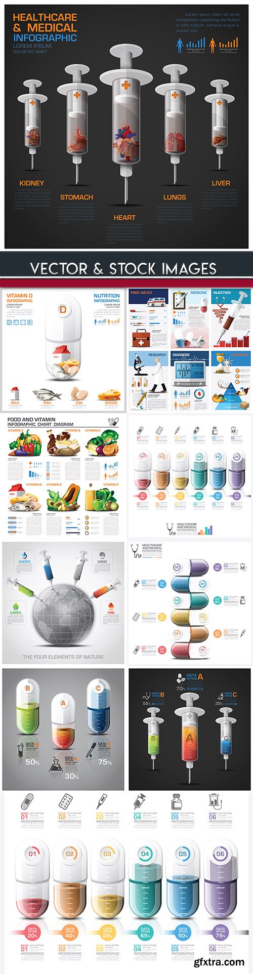 Business infographics options elements collection 104