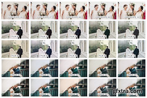 50 Wedding Lightroom Desktop and Mobile Presets