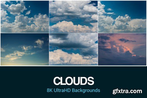 8K UltraHD Clouds Background Set Wallpaper