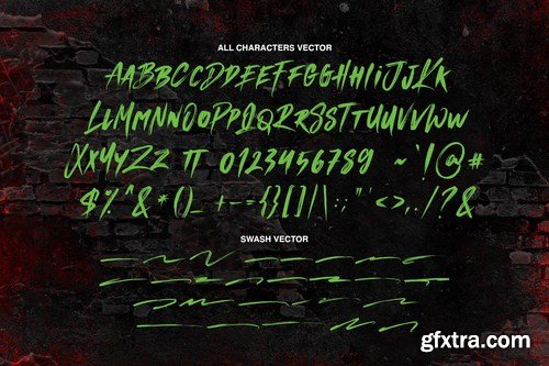 MANKIND - SVG Brush Font