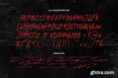 MANKIND - SVG Brush Font