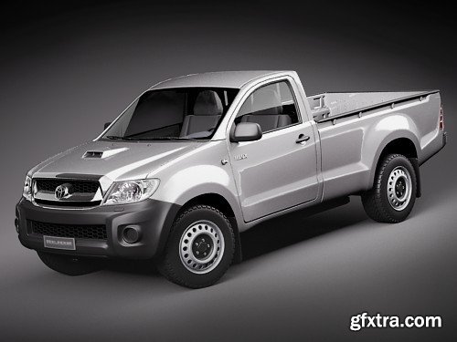 Toyota Hilux single cab 2009 3D model