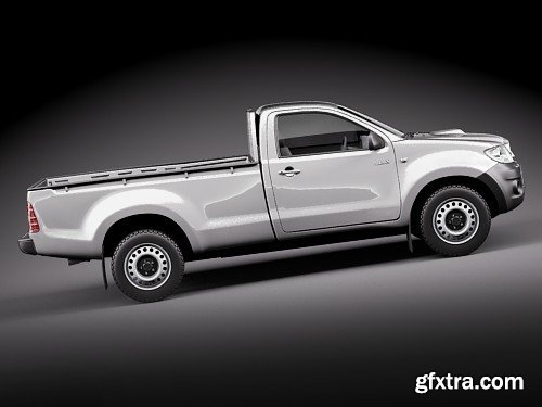 Toyota Hilux single cab 2009 3D model