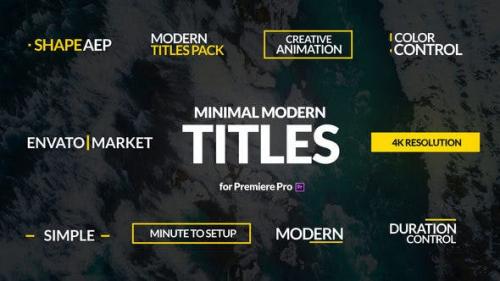 Udemy - Minimal Modern Titles for Premiere Pro | Essential Graphics