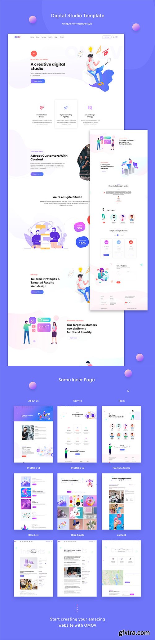 Creative Digital Studio Template