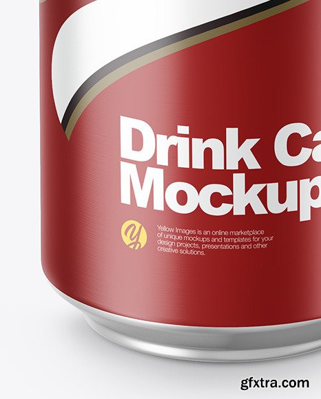 Matte Aluminium Can Mockup 50471