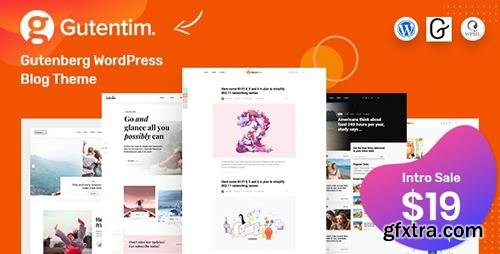 ThemeForest - Gutentim v1.1 - Modern Gutenberg WordPress Blog Theme - 24605180